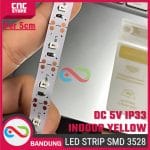 Lampu LED Strip SMD 3528 Kuning DC 5V – Single Colour IP33 (Indoor Only) per 5cm - Image 2