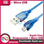 DOWNLOADER ESP32 CAM PROGRAMMER CH340 OV2640 PLUS KABEL MICRO USB - Image 2