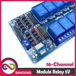 RELAY 5V 16 CHANNEL OUTPUT 250VAC 30VDC 10A WITH OPTOCUPLER MODULE - Image 2