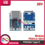 PDC004-PD Type-C PD decoy module PD23.0-QC4 to DC 12V trigger Charger - Gambar 4