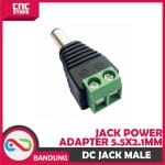 DC JACK MALE POWER ADAPTER 5.5X2.1MM BAUT SOCKET SOKET 2.1X5.5MM - Image 2