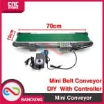 MINI BELT CONVEYOR MINI CONVEYOR DIY SET 10X50CM WITH CONTROLER - Image 5
