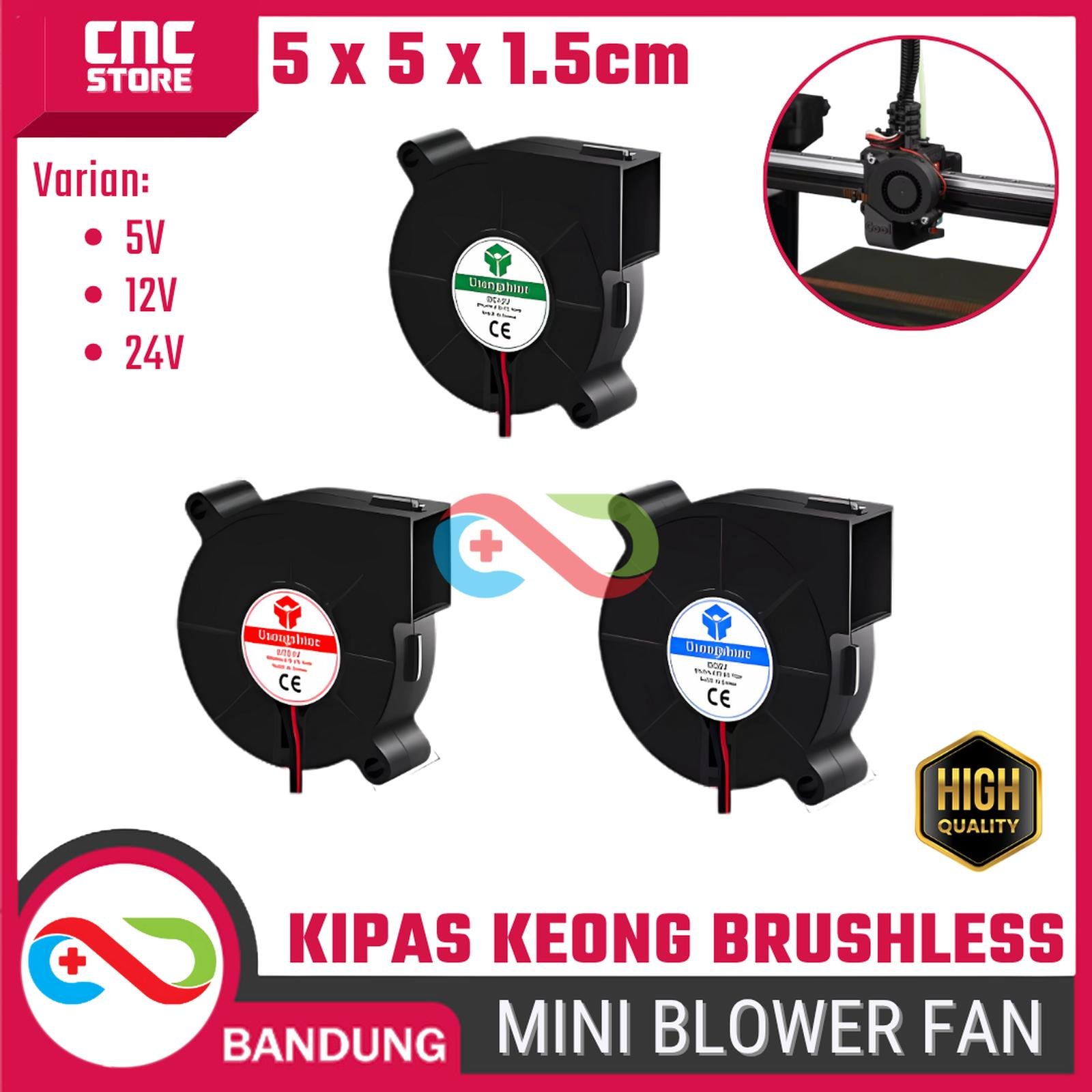 1f94bfa035b440699e686c8c18e5df5c~tplv-aphluv4xwc-white-pad-v1_1600_1600 Mini Blower Fan DC Brushless 5V 12V 24V – Kipas Keong Pendingin Turbo Cooler 2PIN Elektronik - Gambar 1
