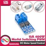 MOSFET POWER SWITCH SWITCHING PWM 15A 400W 5V-36V DC MOTOR SPEED CONTROL