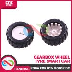 RODA BAN N20 MOTOR DC GEARBOX WHEEL TYRE SMART CAR ARDUINO RASPBERRY - Image 3