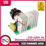SCR 220V 220VAC THYRISTOR 4000W DIMMER SPEED REGULATOR CONTROLLER MOTOR LAMPU MODULE - Image 4