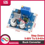DC adjustable step-down module input 5-80V To 0.9-62V DC-DC buck converter/LX8015 super XL7015 - Image 4