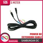 5M KABEL SAMBUNGAN POWER DC 5.5x2.1 EXTANSION CABLE PERPANJANGAN LED - Image 3