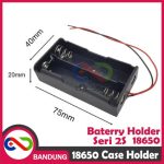 KOTAK BATERAI 18650 BATTERY HOLDER 2P 3.7V LI-ION LITHIUM 18650 BATTERY CASE PARAREL - Image 4