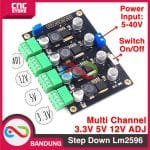 LM2596 Step Down Multi Channel 3.3V 5V 12V ADJ Stepdown 4 Output