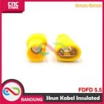 SKUN KABEL FULLY VINYL FEMALE INSULATED FDFD 5.5 Kabel 4mm-6mm - KUNING pasangan dengan MDD 5.5 - Image 2