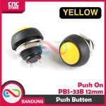 PUSH BUTTON PUSH ON MOMENTARY PBS-33B 12MM BLACK - Image 4