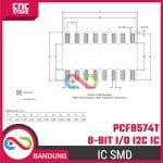 PCF8574T SMD 8-Bit I/O I2C IC – Modul I/O I2C untuk Proyek Arduino dan Elektronik - Image 3