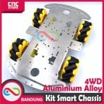 KIT SMART CHASSIS ALUMUNIUM ALLOY CHASIS 4WD RC MOBIL ARDUINO - Image 2