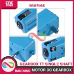 MOTOR DC GEARBOX METAL GEAR TT MOTOR SINGLE SHAFT ALL METAL - Image 4