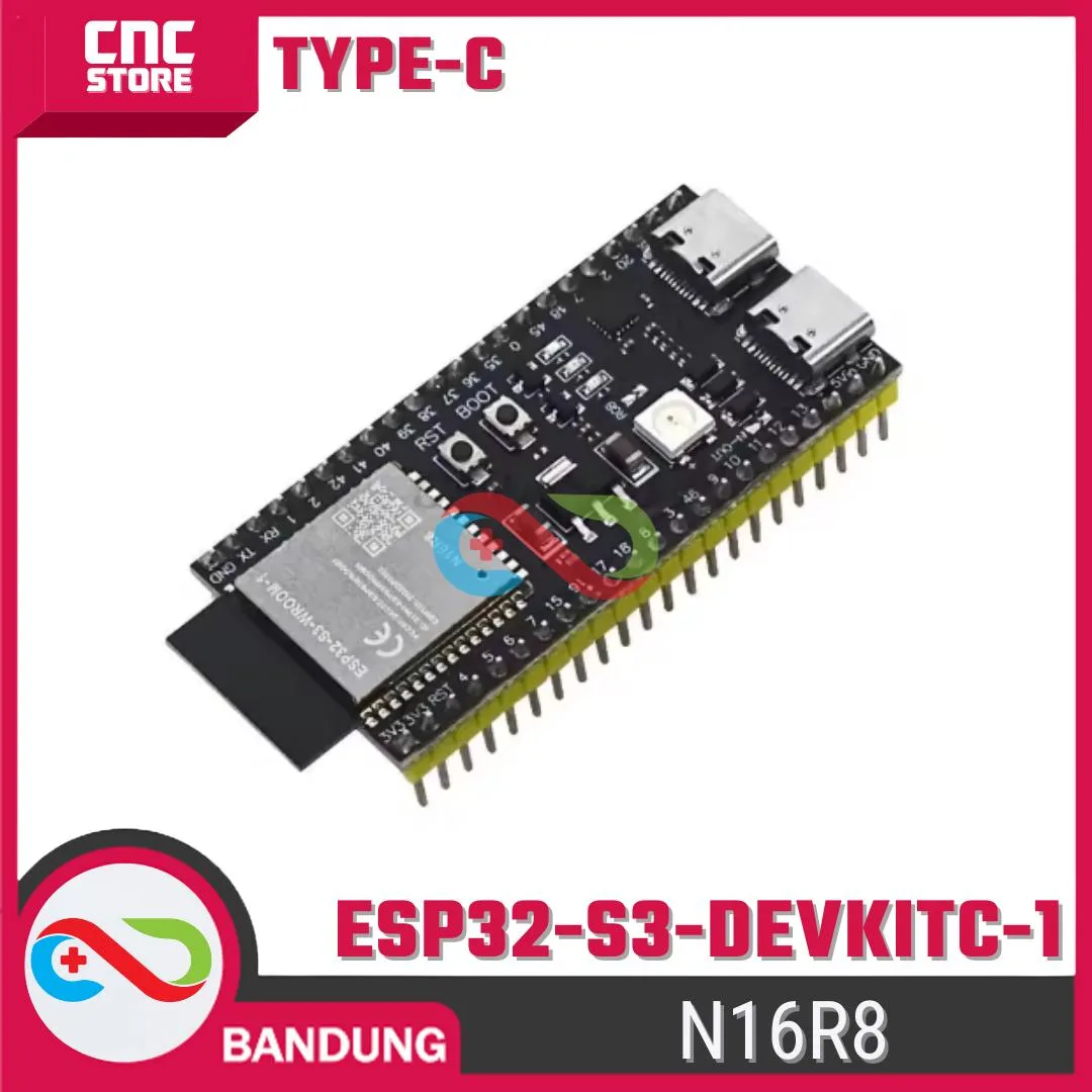 ESP32-S3 inti papan pengembangan wifi Bluetooth DevKitC-1 WROOM-1 Lexin N16R8 - Gambar 7