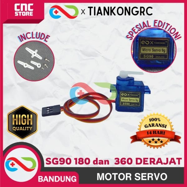 MOTOR SERVO SG90 180 DERAJAT CNC X TIANGKONGRC