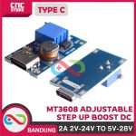 STEP UP MODULE BOOST DC DC TYPE C MT3608 ADJUSTABLE  2A 2V-24V TO 5V-28V - Image 5