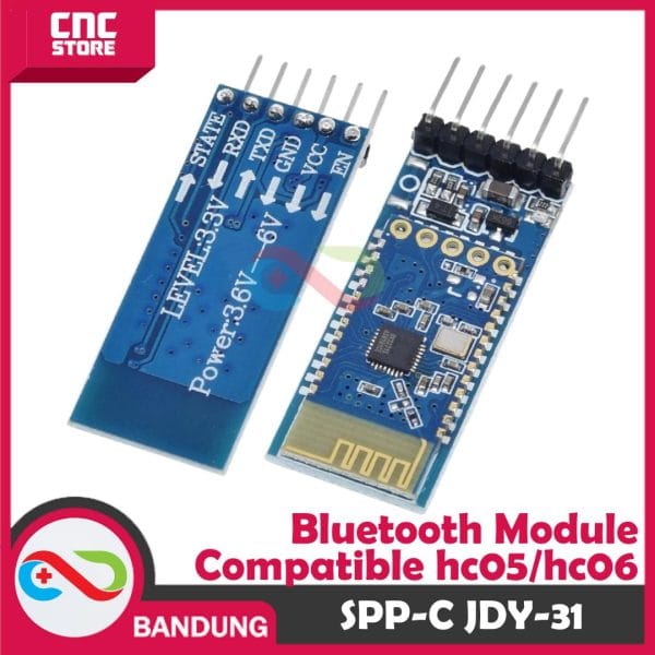 SPP-C BLUETOOTH SERIAL MODUL JDY-31 COMPATIBLE HC-05 HC-06 SPPC ARDUINO