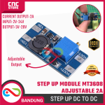 Step Up Boost Converter MT3608 – Modul DC 2A Adjustable 2V–24V ke 5V–28V
