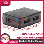 DUAL USB FAST CHARGE STEP-DOWN MODULE 6-30V to QC3.0 WITH CASE - Image 5