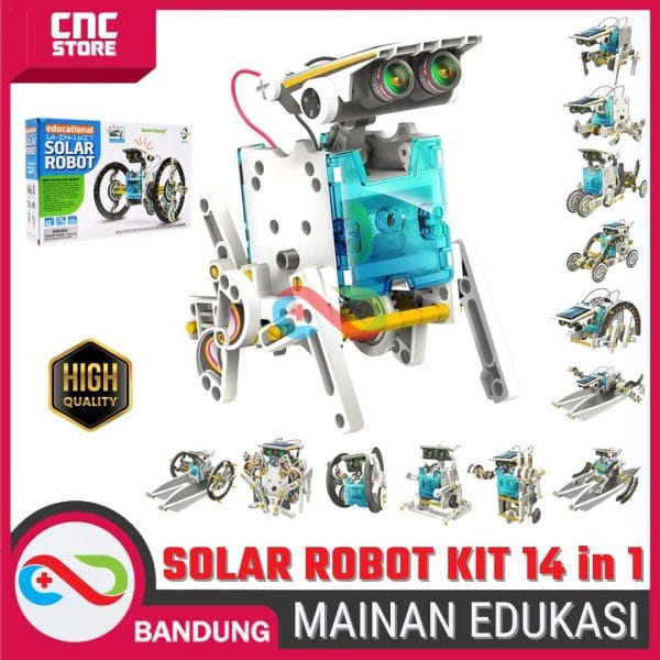 MAINAN EDUKASI SOLAR ROBOT KIT 14 in 1 / MAINAN EDUKATIF