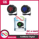 VOLT METER DIGITAL WATERPROOF ANTI AIR VOLTMETER DC 4-100V MOTOR MOBIL - Image 5