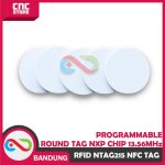 RFID NTAG215 NFC TAG PROGRAMMABLE ROUND TAG NXP CHIP 13.56MHz NTAG 215 NFC - Image 2