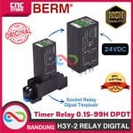 RELAY TIMER DIGITAL/DIGITAL TIMER RELAY H3Y-2 24VDC - DIGITAL H3Y-2 RELAY Delay DIGITAL Timer Relay 0.1S-99H DPDT RELAY