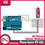 FLAME SENSOR MODULE KY-026 INTELLIGENT CAR FIRE SOURCE DETECTION MODULE - Image 5