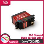 MOTOR SERVO TD8120MG METAL GEAR 180 DERAJAT HIGH TORQUE 20KG FOR RC - Image 2