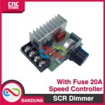 SCR 220VAC THYRISTOR 4000W DIMMER SPEED CONTROLLER MOTOR WITH FUSE - Image 2