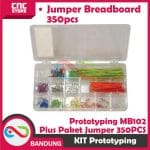 PAKET LENGKAP KIT PROTOTYPING MB102 PLUS PAKET JUMPER 350PCS - Image 2