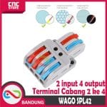 TERMINAL CABANG 2 TO 4 KABEL KONEKTOR SPLITTER 2-4 LT 422 WAGO SPL 42 - Image 3