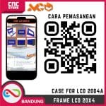 LCD FRAME AKRILIK CASE 1 LAYER 20X4 ARDUINO BIR 2004 PLUS BAUT DAN MUR - Image 9