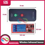Wireless Infrared Sensor Remote Control Receiving Relay 1 Channel 12V - Image 5