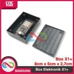 BOX ELEKTRONIK X1 PLUS KOTAK RANGKAIAN 8x6x2.7mm CASING BLACK BOX PROJECT - Image 5