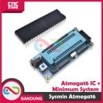 PAKET BUNDLING SYSMIN SISTEM MINIMUM ATMEG16 AVR + IC ATMEGA16 - Image 3