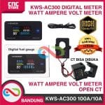 KWS-AC300 100A/10A 6IN1 DIGITAL KWH METER WATT METER AMPERE VOLT METER OPEN CT