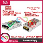 POWER SUPPLY MEAN WELL LRS-150-24 LRS15024 24V 6.5A 150W MEANWELL - Image 2
