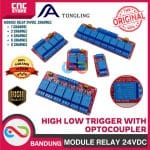 MODULE RELAY 24V HIGH LOW TRIGGER WITH OPTOCOUPLER -1 CHANNEL