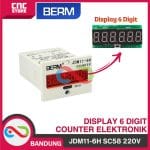 JDM11-6H JDM11 6H 220V DISPLAY 6 DIGIT COUNTER ELEKTRONIK SC58 - Image 4