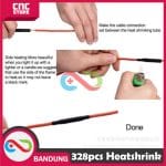 328PCS COLORFUL HEAT SHRINK TUBING SLEEVING WRAP CABLE WIRE TUBES SET 8 SIZE - Image 6