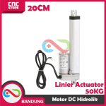 LINEAR ACTUATOR MOTOR DC 12V HIDROLIK HYDRAULIC 200MM 500N 50KG 20CM - Image 2