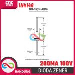 10PCS 1N4148 DO-35 200MA 100V FAST SWITCHING DIODE DIODA - Image 2