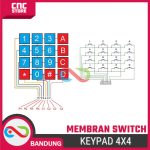 4x4 Matrix Array 16 Key Membrane Switch Keypad – Keypad 16 Tombol untuk Proyek Elektronik - Image 6