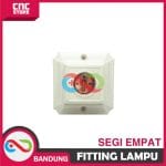 FITTING LAMPU PLAFON SEGI EMPAT MANGKOK LAMPU - Image 3