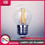 LAMPU LED FILAMEN 4 WATT BOHLAM PIJAR, EDISON CAFE G45 KACABENING WARM - Image 2