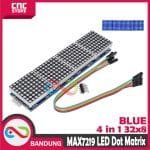 MAX7219 LED DOT MATRIX MODULE 8X8 4-IN-1 32X8 RUNNING TEXT DISPLAY BLUE - Image 4