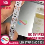 Lampu LED Strip SMD 3528 Merah DC 5V – Single Colour IP33 (Indoor Only) per 5cm - Image 2